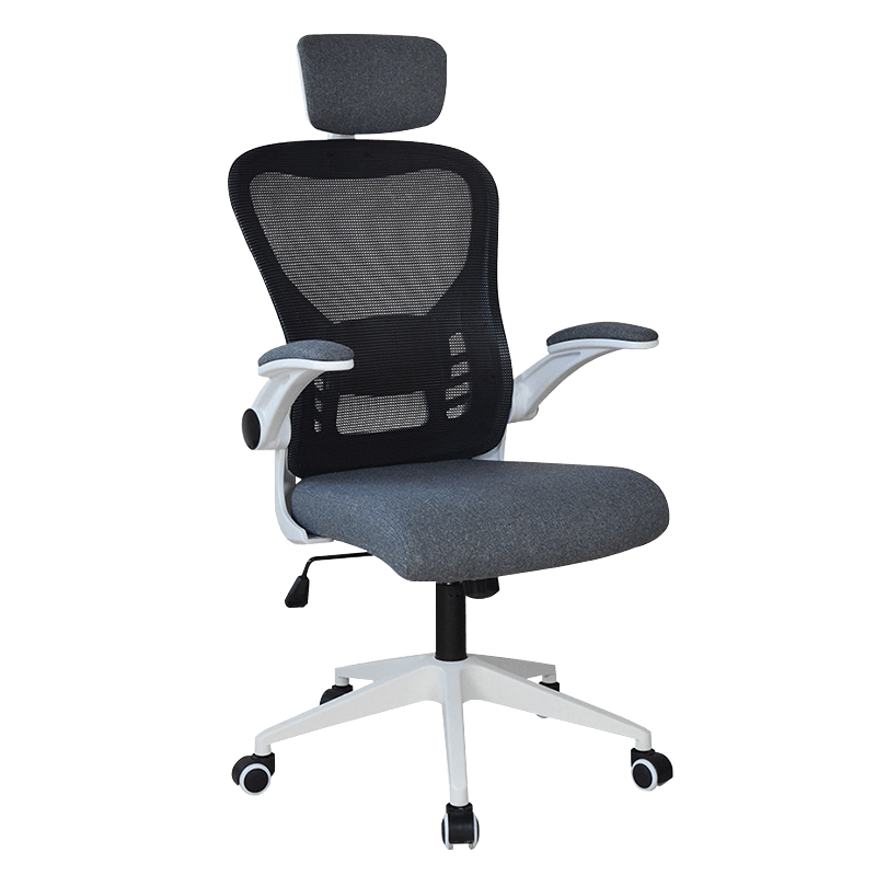 PP Padded Flip Armrest Secretary Mesh Chair (W-9101A)