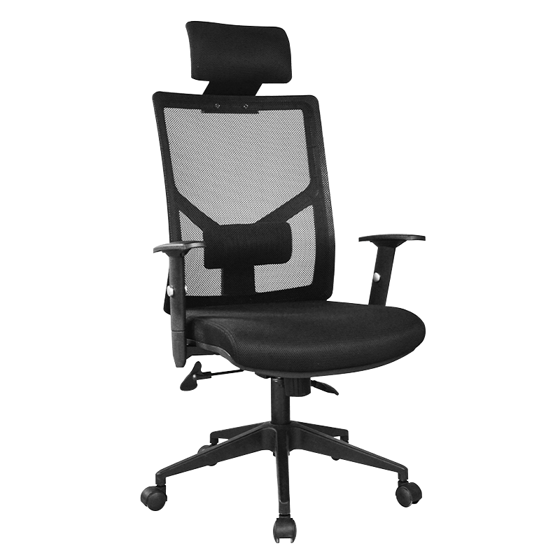 Ergonomic High Back Secretary Chair na may Adjustable Armrest(W-9104A)