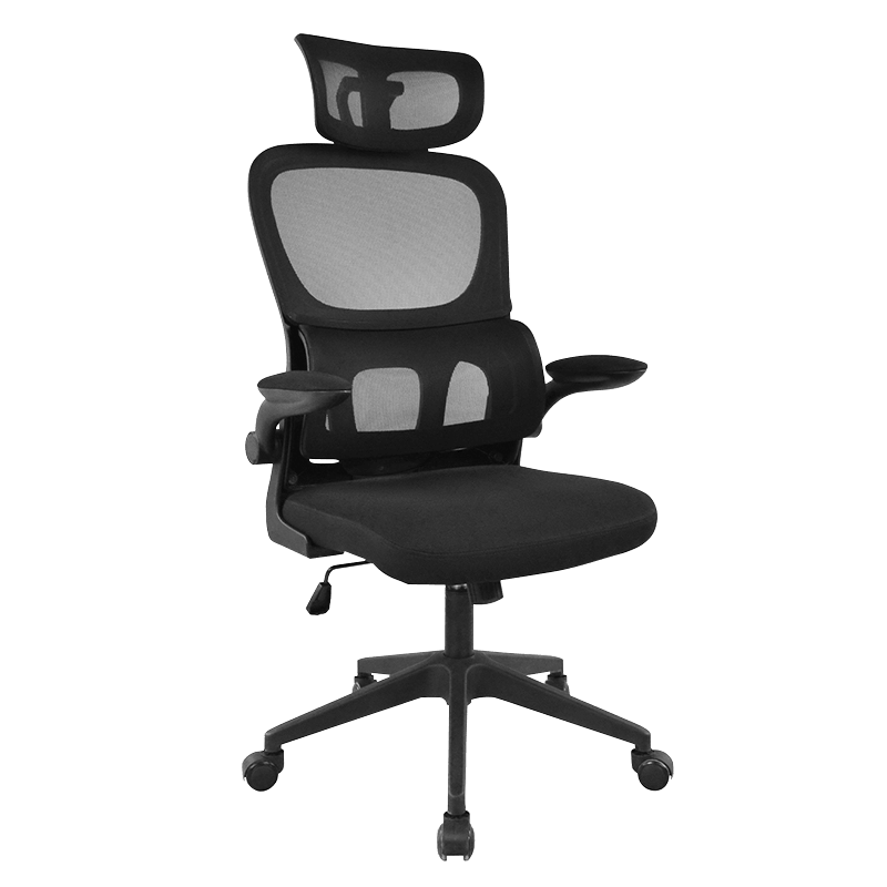 High Back Flip Armrest Mesh Chair(W-9109)