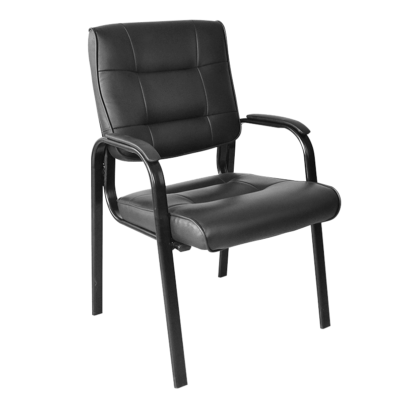 PU Mid-Back Pad Armrest Reception Seat para sa Conference(Y-1755)