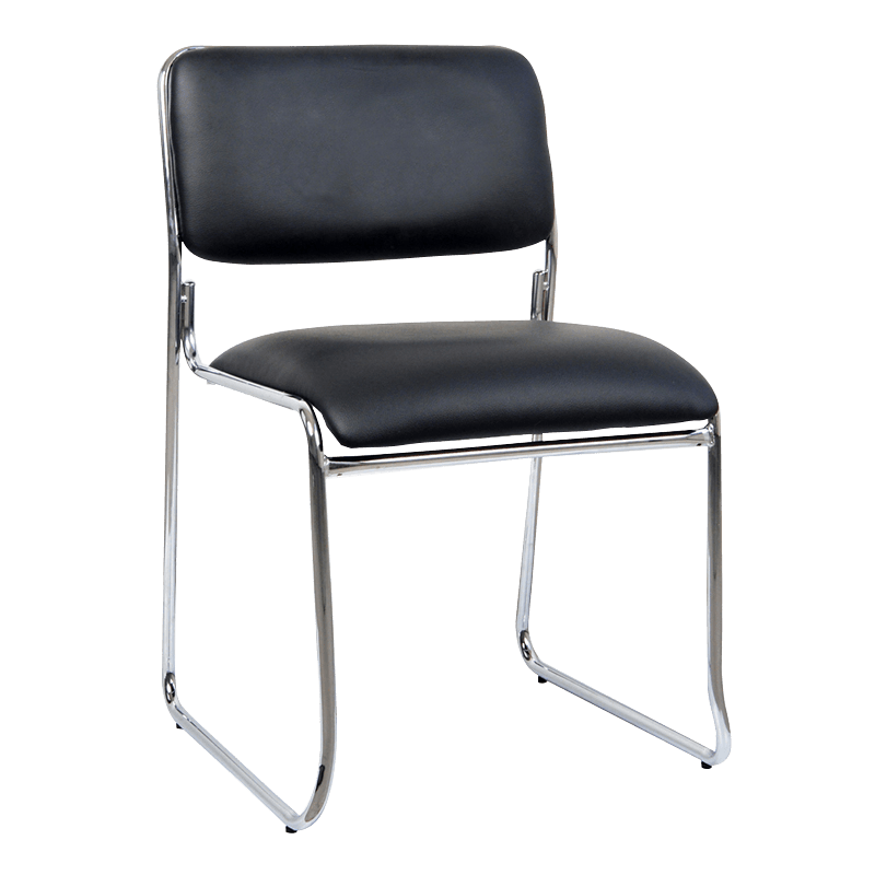 Low-Back Simple Leather Seat para sa Reception (Y-1834)