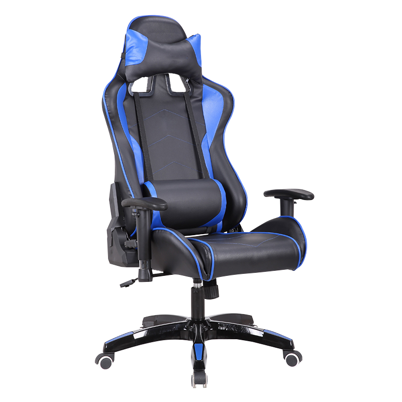 Blue Adjustable Lift Computer Video Racing Gaming Chair(Y-2669)