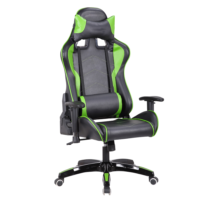 Green Adjustable Lift Computer Video Racing Gaming Chair(Y-2669)