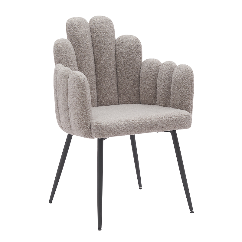 Gray Black Metal Legs Dining Room Chair(Y-C14)