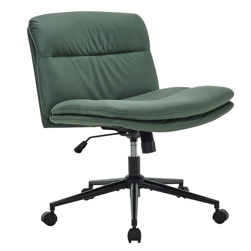 Green Wide Cross-Legged na walang Armless na Home Office Chair (Y-C56)