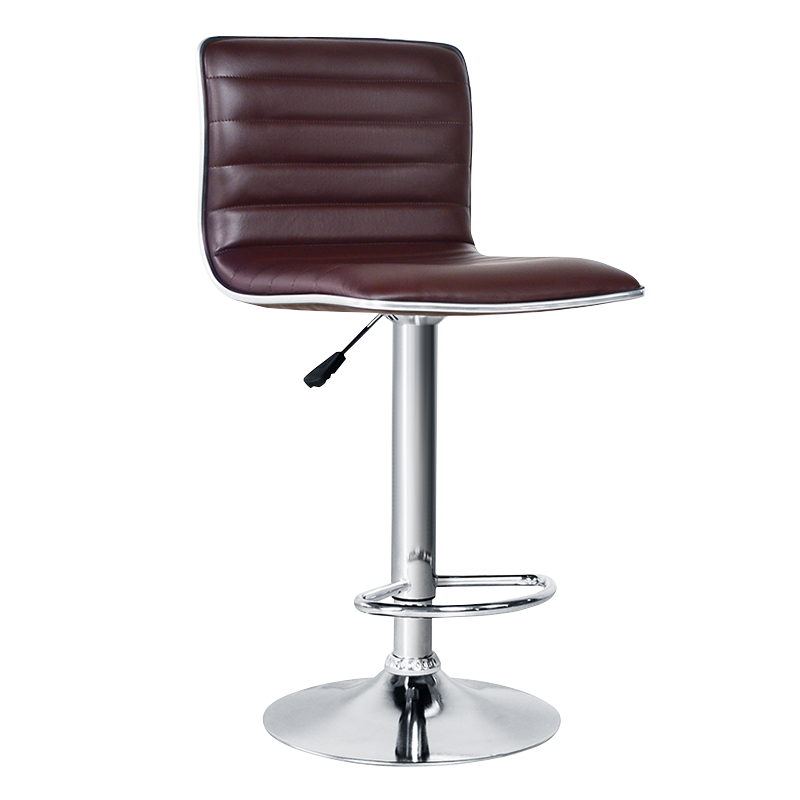 Swivel Simple PU Low-Back Bar Stool (GY-1086A)