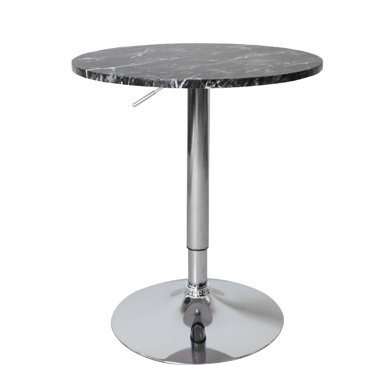 Black Marble Round Lift Bar Table(GY-639)