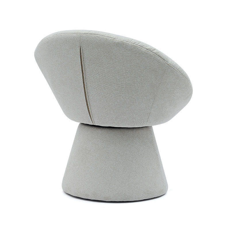 Simpleng Naka-istilong Italian Rotating Dining Chair Round Base Armchair Leisure Chair para sa Living Room Hotel(GY-644)