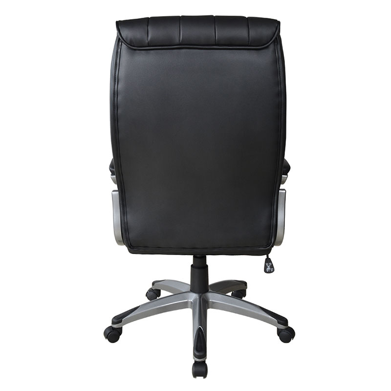 Ergonomic Black Leather Painting Pad Armrest Manager Office Chair (M-6113)