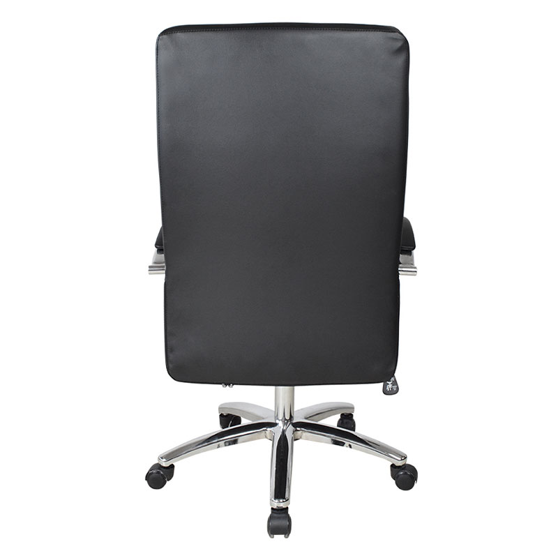 High Back Chrome Pad Armrest Executive Office Chair (M-6114)