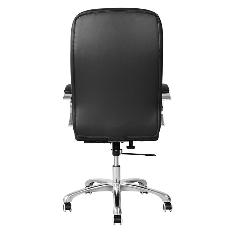 High Back PU Swivel Executive Office Chair na may Chrome Armrest (M-6115)