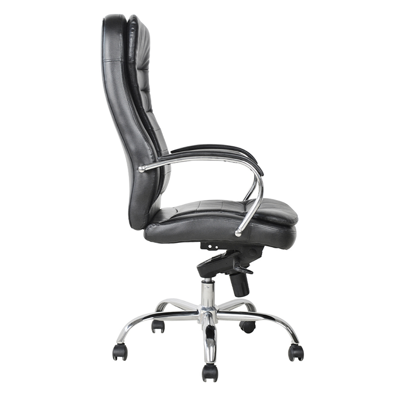 Ergonomic Manager Office Chair na may Chrome Pad Armrest(M-6117)