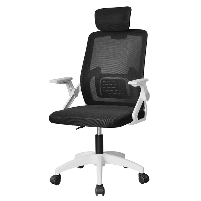 High Back PP Flip Armrest Secretary Mesh Chair (Y-2311)