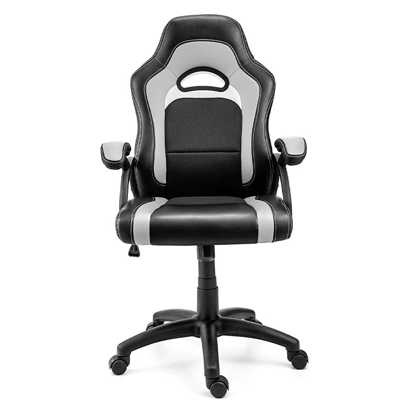 Modern Fabric Living Room Armchair na may Swivel Adjustable Headrest Lift Pu Metal Steel Material para sa Gaming At Computing(Y-2647)