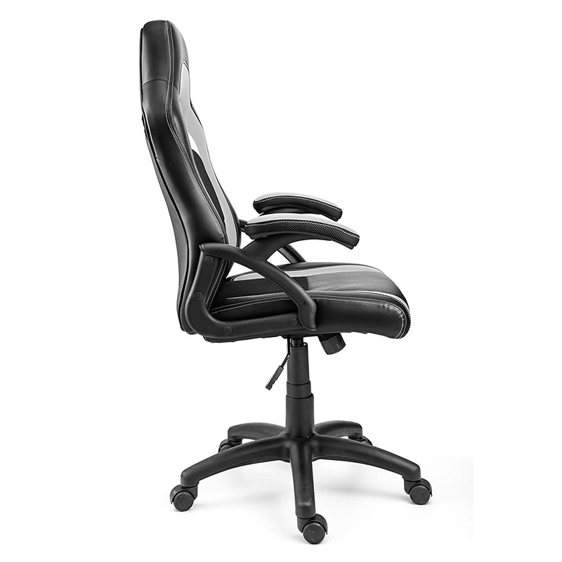 Modern Fabric Living Room Armchair na may Swivel Adjustable Headrest Lift Pu Metal Steel Material para sa Gaming At Computing(Y-2647)