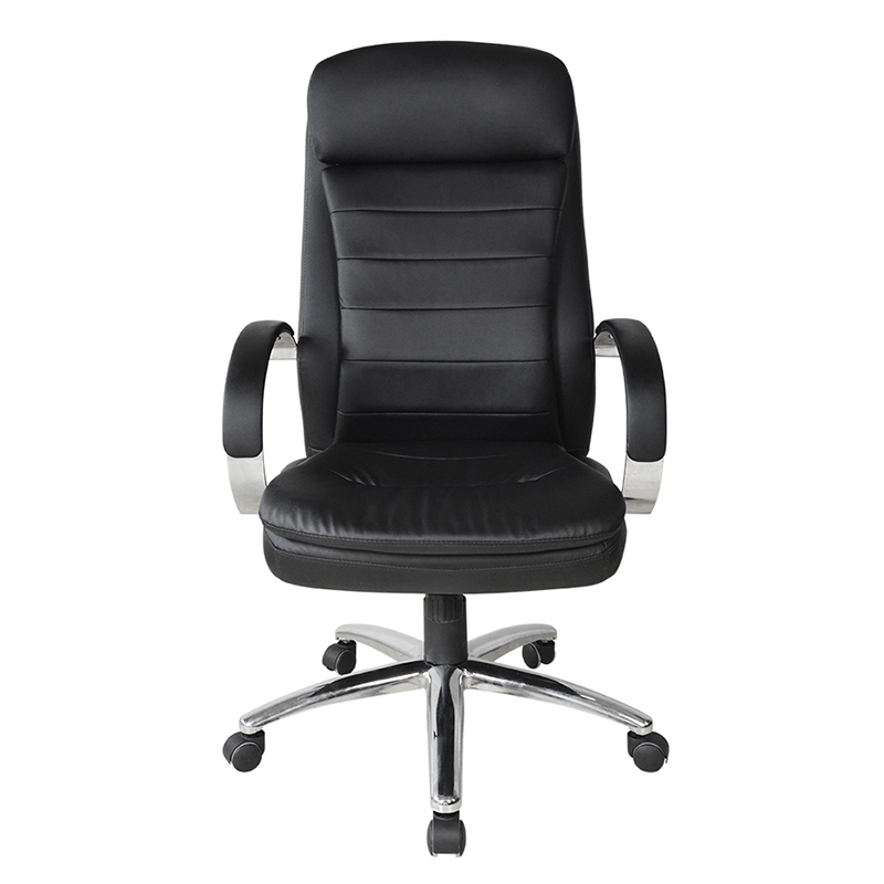 High Back Chrome Pad Armrest Executive Office Chair (Y-2820)