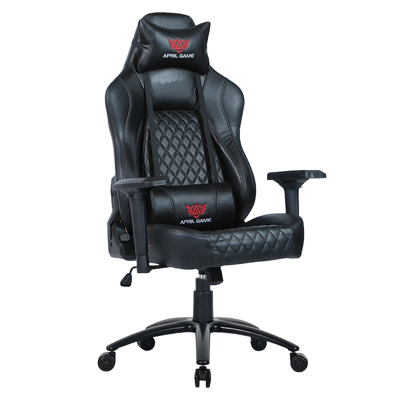 High Back 4D armrest black painting metal base gaming chair(Y-2520)