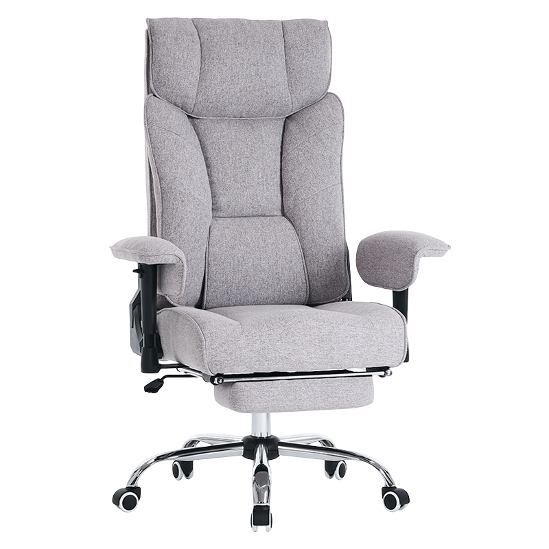 High Back Ergonomic Gray Fabric Painting Taas Adjustable Pad Armrest Executive Office Chair(M-6150)