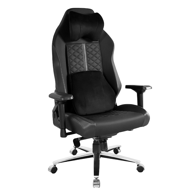 Black High Back Racing King Gaming Chair na may Built-in na kneading massage(D-8110)