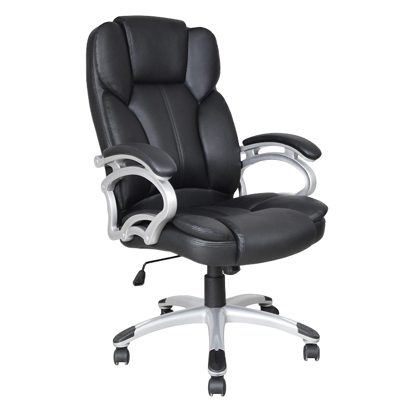 Black High Back Fixed Pad Armrest Executive Office Seat (Y-2825)