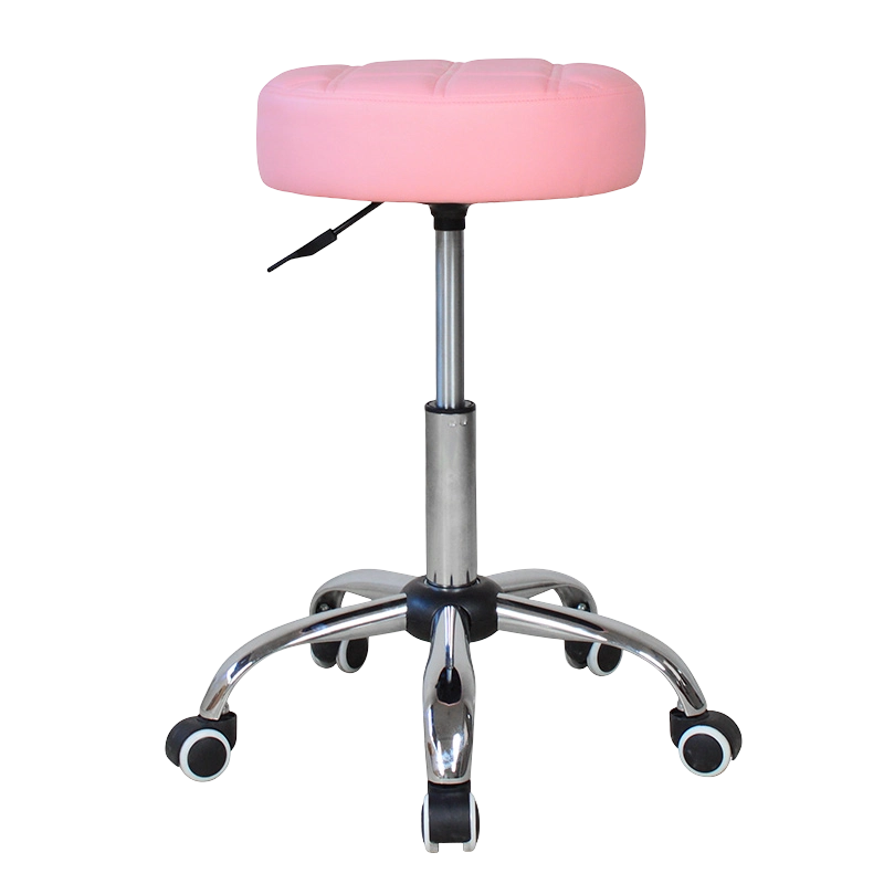 Swivel Simple Leather Round Salon Chairs (GY-1007)