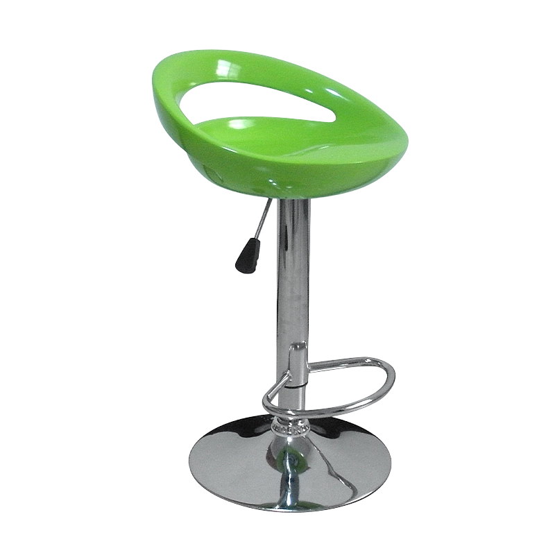 Green ABS Plastic Low Back Swivel Lift Bar Stool Chair (GY-914)
