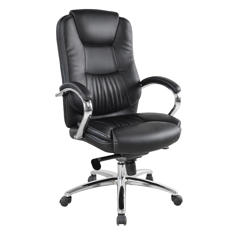 High Back Chrome Pad Armrest Executive Office Chair(M-6138)