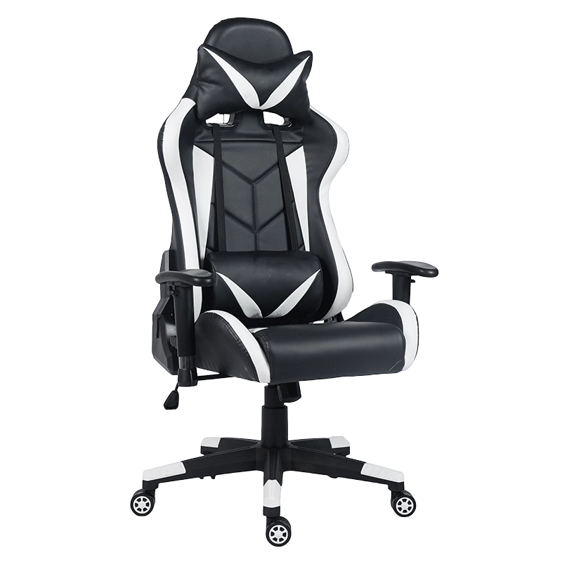 2D Armrest Swivel Adjustable Lift Nylon Base Sport Gaming Chair (Y-2515)