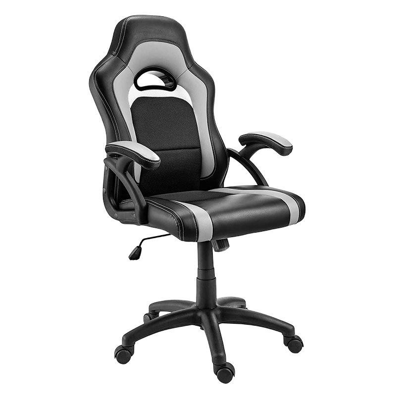 Modern Fabric Living Room Armchair na may Swivel Adjustable Headrest Lift Pu Metal Steel Material para sa Gaming At Computing(Y-2647)